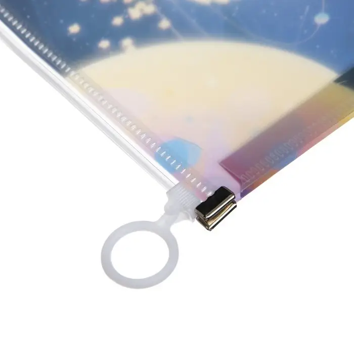 Папка-конверт на молнии формат А5, 180мкр, с рисунком Папка-конверт на молнии формат А5, 180мкр, с рисунком "Космос", МИКС