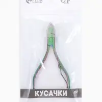 Кусачки педикюрные, 10.5 см, длина лезвия-15 мм, цвет хамелеон