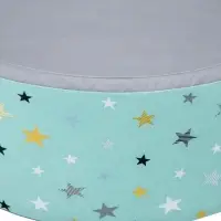 Сухой бассейн &laquo;Звезды&raquo;, мятный, 100&times;35 см