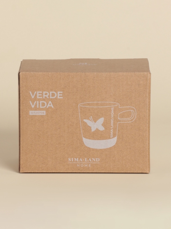 Кружка SL Home "Бабочка", 520 мл, 13,5х9,6х9,8 см.