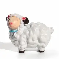 Фигурка &laquo;Белый барашек с колокольчиком&raquo; 8.2&times;3.8&times;6.5 см, МИКС