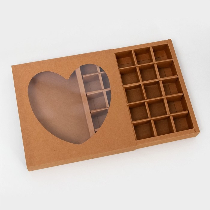 Коробка для 25 конфет, 22 х 22 х 3,5 см. Кондитерская упаковка Коробка для 25 конфет, 22 х 22 х 3,5 см. Кондитерская упаковка