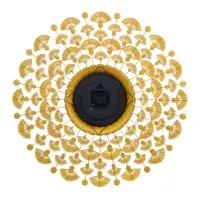 Часы настенные интерьерные &laquo;Моруо&raquo;, серия: Ажур, бесшумные, плавный ход, 70&times;70 см, циферблат d=24 см