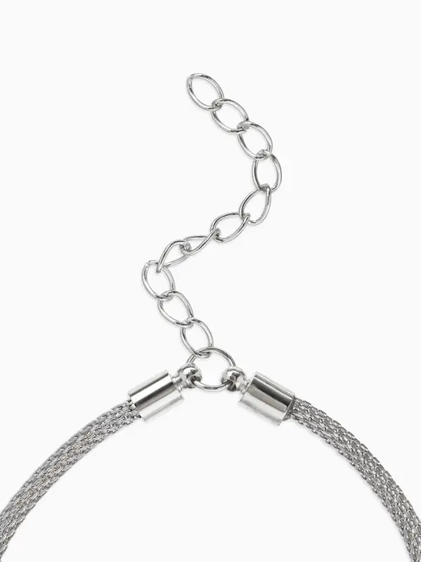 Браслет с шармами &laquo;Марджери. Рука хамса&raquo;, L=19 см, белый в серебре