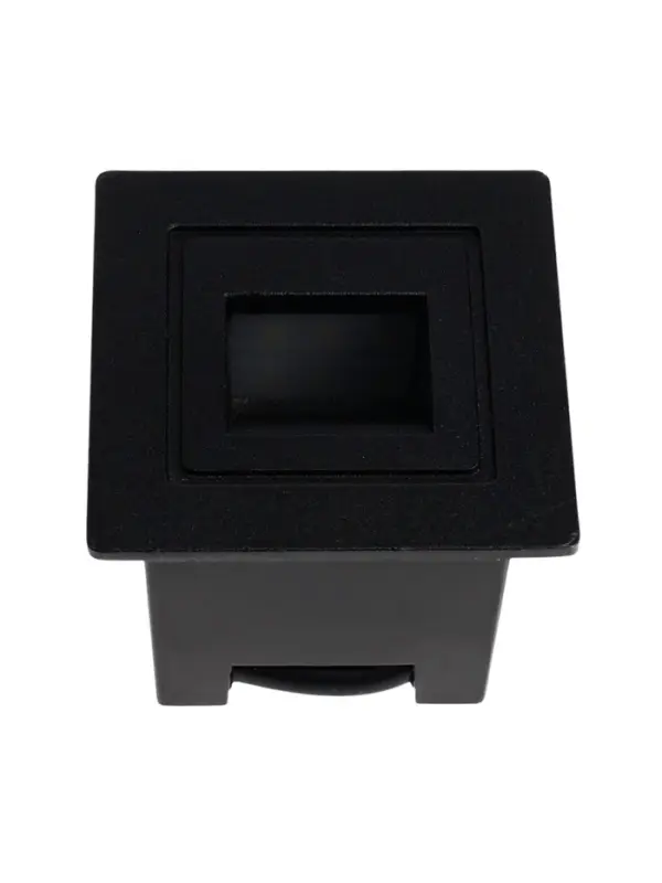 Встраиваемый светильник для лестницы, IP65, 3 Вт, 4000К, 48&times;48 мм, квадратный, чёрный, свечение нейтральное белое