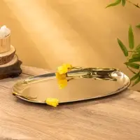 Поднос "Тюльпаны" 41х28х5 см, нержавеющая сталь Поднос "Тюльпаны" 41х28х5 см, нержавеющая сталь