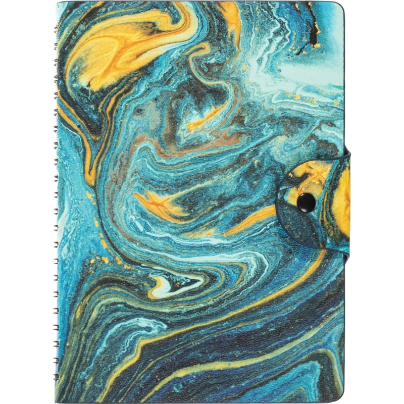 Ежедневник недатированный Fluid Attache Selection бирюз 140х200 мм,192с