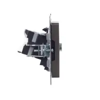 BRITE Розетка двойная TV+RJ45 кат.5E РТВ/РК12-БрТБ темная бронза