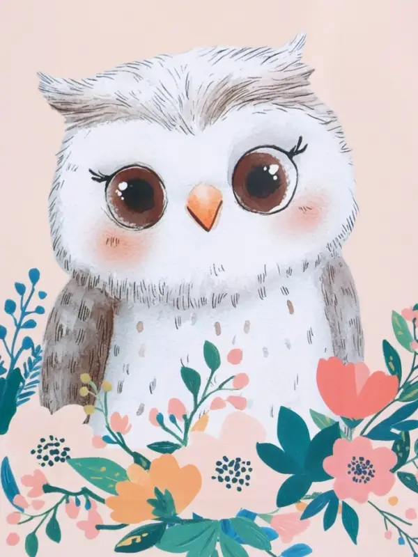 Пакет подарочный "Мудрая совушка" ламинированный 18 х 22,3 х 10 см