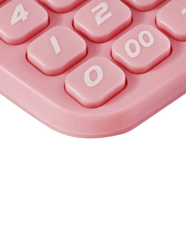 Калькулятор настольный 12-разрядный КК-3825В, розовый Калькулятор настольный 12-разрядный КК-3825В, розовый
