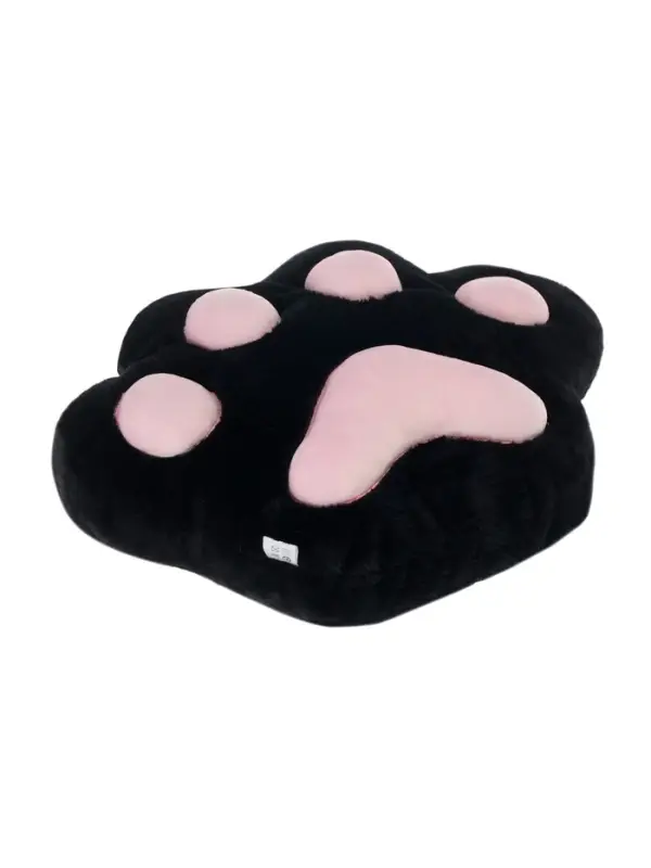 Мягкая игрушка-подушка  Мягкая игрушка-подушка "Лапка", цвет черный, 30 см 316/30/81