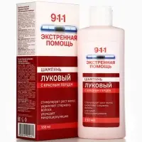 Шампунь 911 &laquo;Луковый&raquo; с красным перцем от выпадения волос и облысения, 150 мл