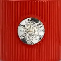 Кружка новогодняя керамическая &laquo;Снежинка&raquo;, 350 мл