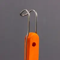 Корзинка для картошки фри Шафран, высота 25 см, деревянная ручка, металл