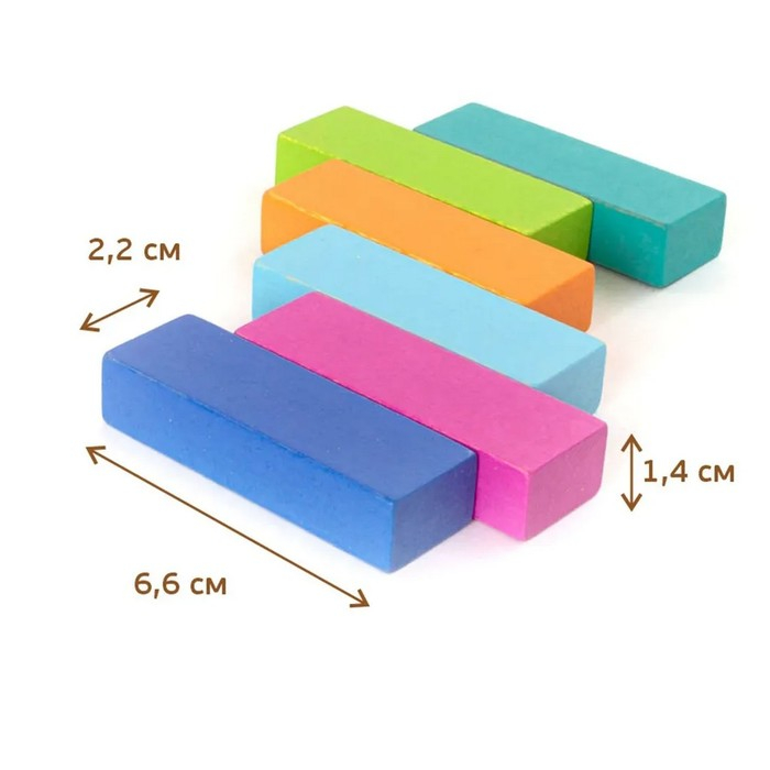 Логический игровой набор «Башня. Томик» 54 детали Логический игровой набор «Башня. Томик» 54 детали