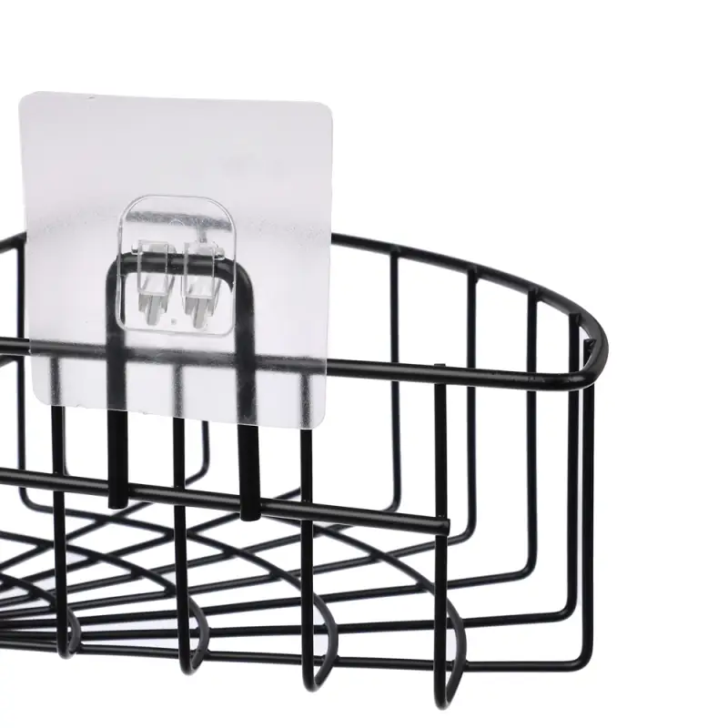 VETTA Полка настенная, угловая, металл, 26x19x8 см, черный