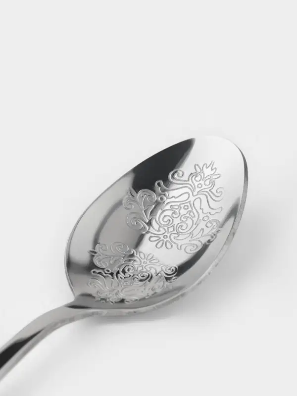 Набор ложек чайных 6 шт  Набор ложек чайных 6 шт "Эмили" 13,2 см, цвет серебро