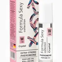 Парфюмерное масло женское с феромонами Formula Sexy Collection Crystal W118, 8 мл (по мотивам Bright Crystal (Versace)