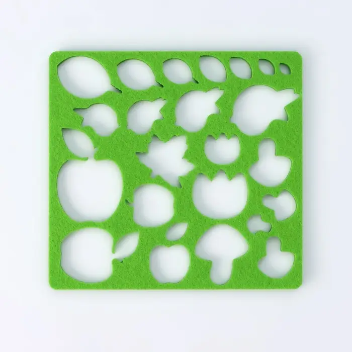 Валяние из шерсти. Набор трафаретов для валяния, 16&times;16 см, 7 шт.