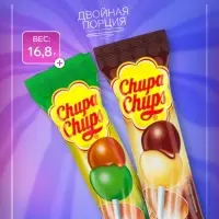 Карамель Chupa-Chups &laquo;Двойная порция&raquo;, вкус ассорти,16.8 г