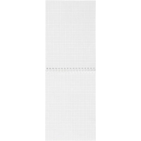 Блокнот А5 60л Attache Nature White flowers клет,65г,100%,греб,карт,ВД-лак