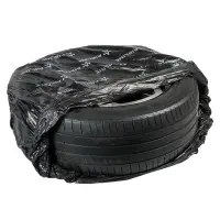 Пакеты для колес R12-21 PRO, 100шт в коробке, 110x110см, ПНД повыш.прочн. 17мкм, черн.