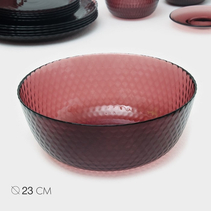 Столовый сервиз Luminarc «Идиллия», 43 предмета, стекло, лилак Столовый сервиз Luminarc «Идиллия», 43 предмета, стекло, лилак