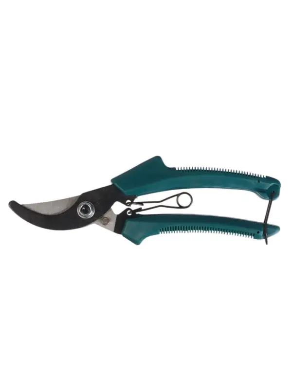 Секатор плоскостной, 8" (20 см), с пластиковыми ручками, Greengo