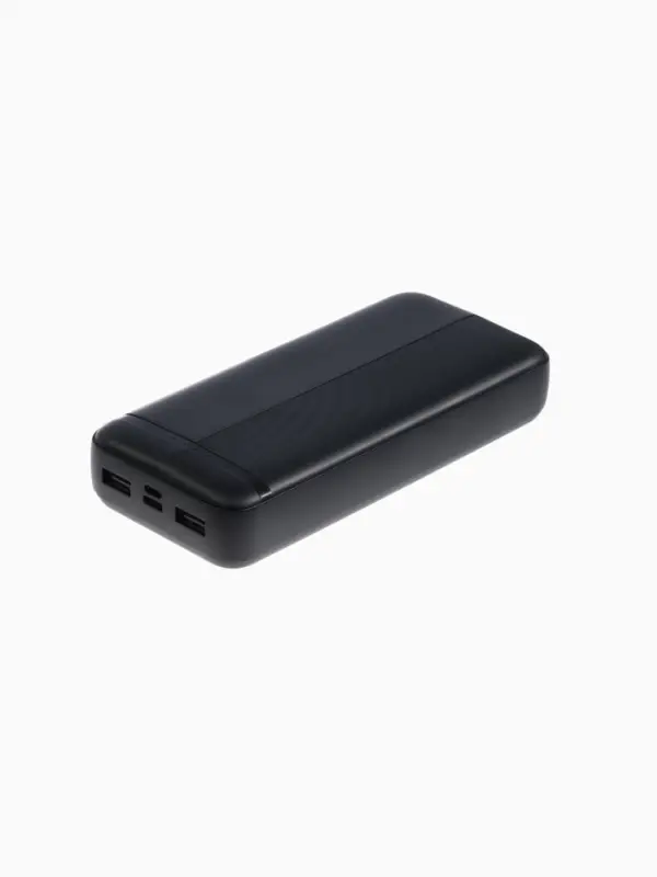Внешний аккумулятор PB-04, 20000 мАч, 2 USB, 2 А, индикация, чёрный Внешний аккумулятор PB-04, 20000 мАч, 2 USB, 2 А, индикация, чёрный