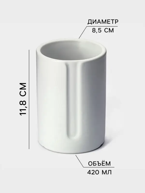 Набор для ванной SAVANNA Gloss, 3 предмета, дозатор для мыла, стакан, мыльница