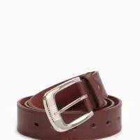 Ремень мужской, 120&times;3.6 см, гладкий, винт, пряжка металл, коричневый