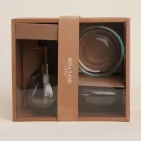 Аксессуары для ванной SL Home, 3 предмета, дозатор, мыльница, стакан