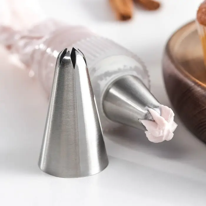 Насадка кондитерская KONFINETTA «Закрытая звезда», d=3 см, выход 1.2 см, нержавеющая сталь