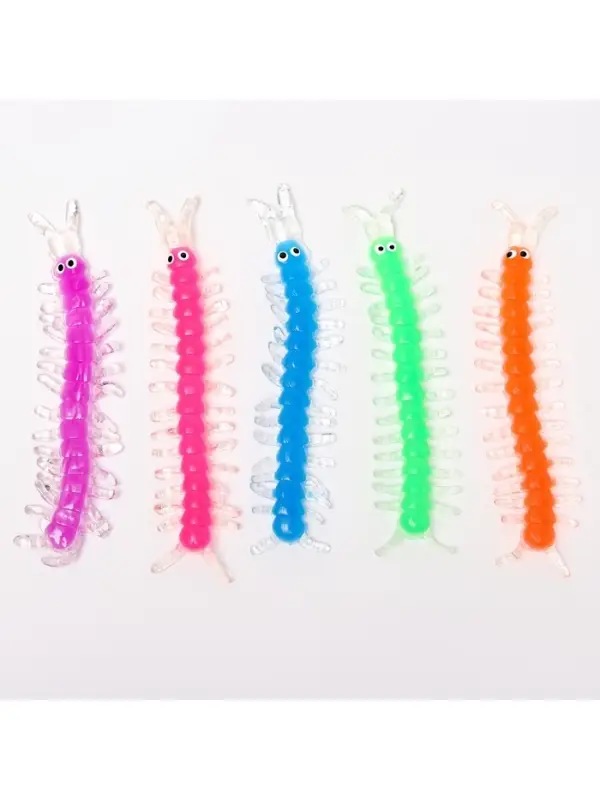 Антистресс сквиш мялка &laquo;Многоножки&raquo;, в шоубоксе, МИКС