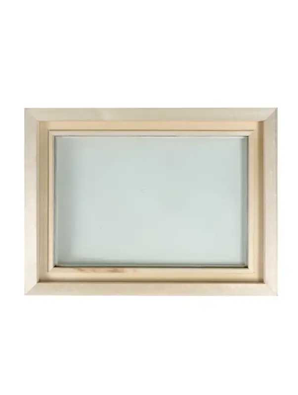 Окно, 60×80см, однокамерный стеклопакет, осина Окно, 60×80см, однокамерный стеклопакет, осина