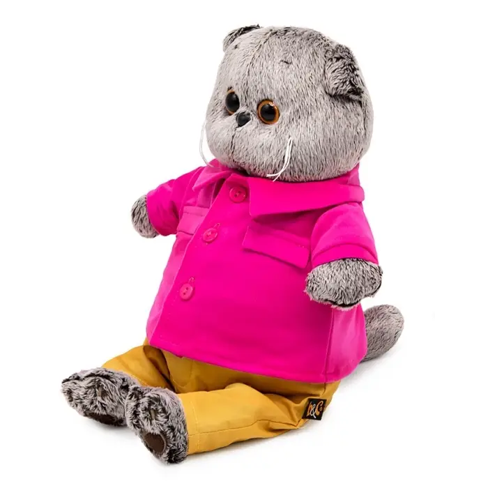 Мягкая игрушка "Басик в яркой курточке", 22 см Ks22-269
