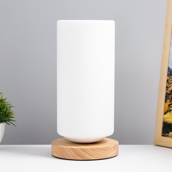 Настольная лампа Настольная лампа "Цилиндр" LED 5Вт USB 12х12х24 см RISALUX