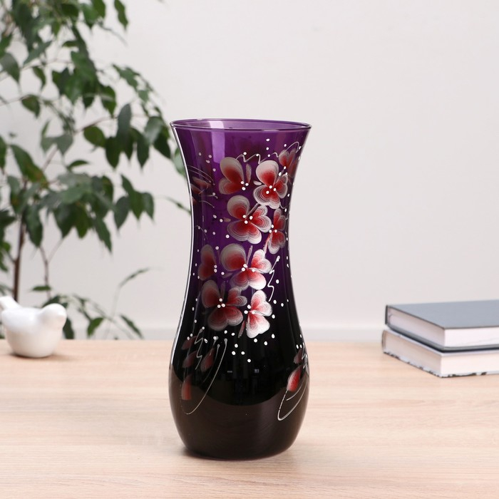 Ваза Ваза "Фиолетовое чудо" 10,5х25,5 см