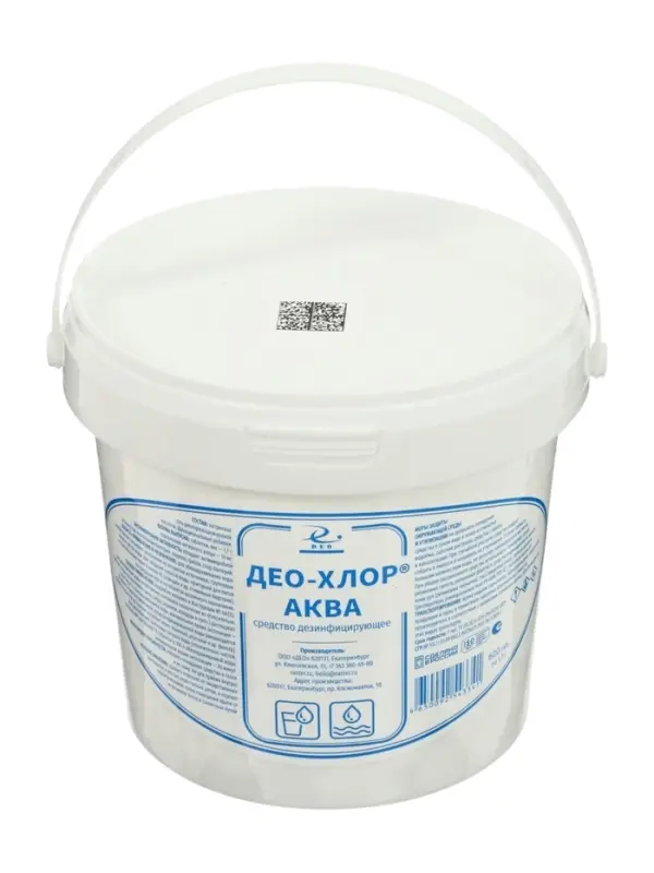 Дезинфицирующее средство Део-Хлор АКВА, 600 таблеток по 1.7 г