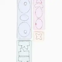 Набор для создания сумки из фетра "Панда", цвет зеленый