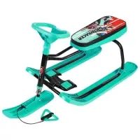 Снегокат &laquo;Тимка спорт 1+&raquo; Sportbike, бирюзовый, ТС1+/SB Nika Kids