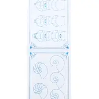 Коврик для рисования водой "Зверята" 2 маркера