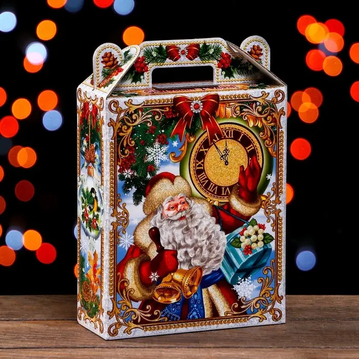 Подарочная коробка Подарочная коробка "Дети" в белом 16,8 х 7 х 25 см