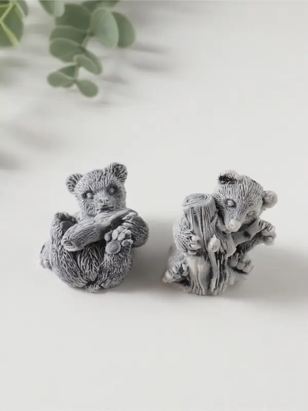 Фигурка &laquo;Медвежата&raquo;, мраморная крошка, 5 см, МИКС