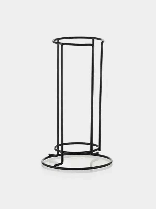 Набор кружек Доляна &laquo;Квартет&raquo;, 4 шт., 250 мл. на металлической подставке, стекло, прозрачный