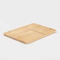 Менажница Доляна Striata, 3 секции, 32&times;23.5&times;1.2 см, бамбук