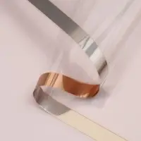 Пленка для цветов, "Полоса с окном", розовая, 57х57&plusmn;2 см