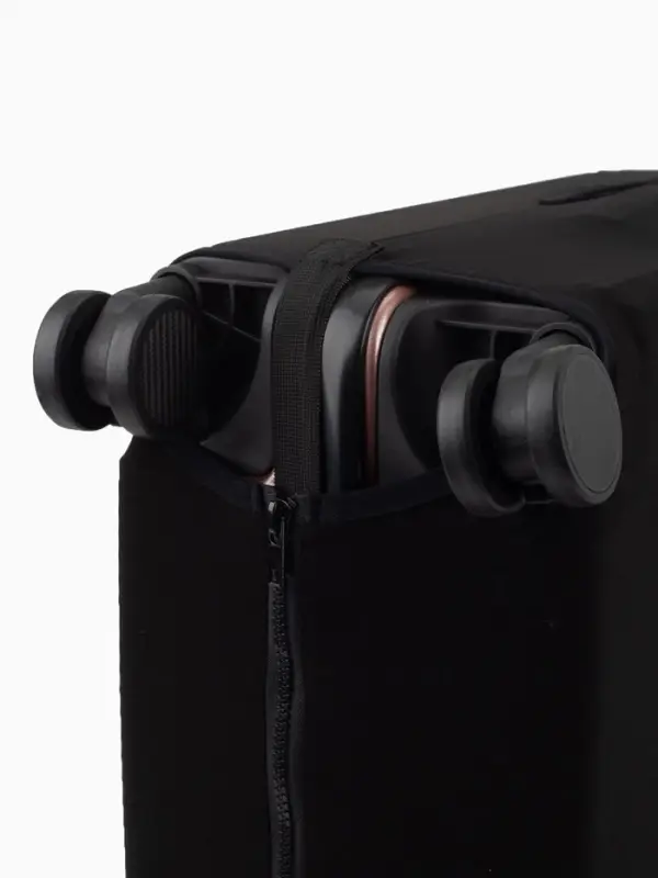 Чехол на чемодан на колёсах, 28" (L), однотонный, чёрный
