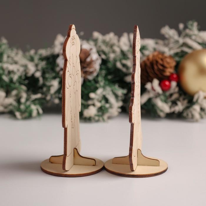 Сувенир Сувенир "Дед Мороз+Снегурочка", 7,5х13х6 см