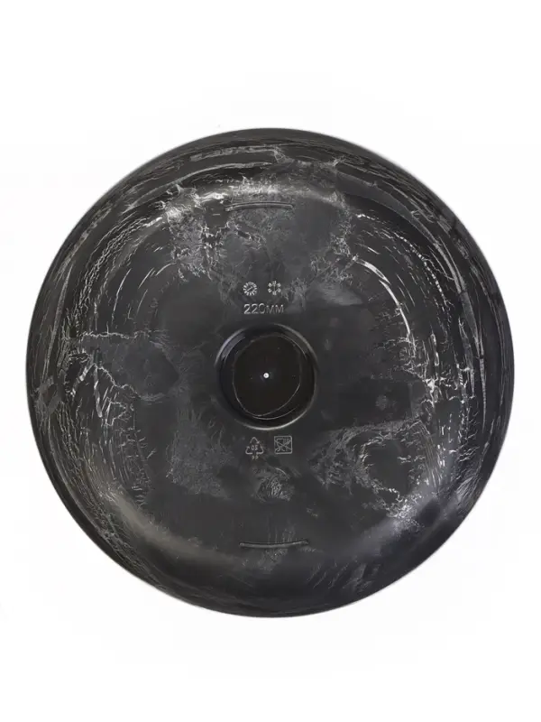 Кашпо со вставкой 1 л d15 см h14см МИКРИТ серый слайн